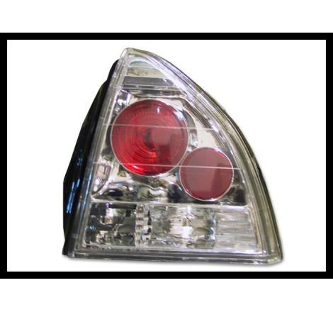 Set Of Rear Tail Lights Honda Prelude 1992 Lexus Chromed