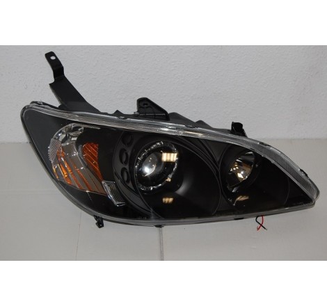 FAROS DELANTEROS OJOS DE ANGEL HONDA CIVIC '04 4P.