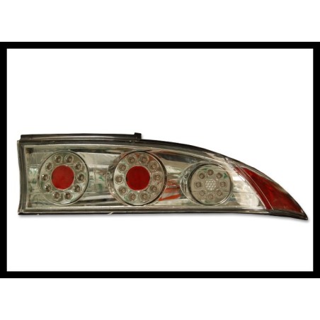 Set Of Rear Tail Lights Mitsubishi Eclipse 1995 Led Chromed