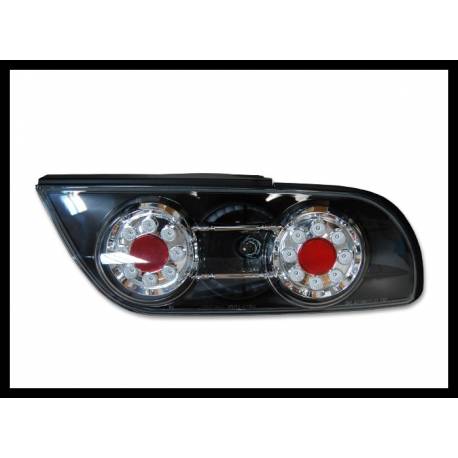 SET OF REAR TAIL LIGHTS NISSAN 180, LED BLACK