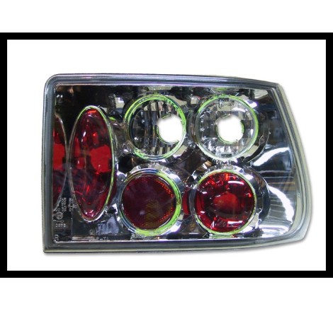 Set Of Rear Tail Lights Opel Astra F Lexus Chromed