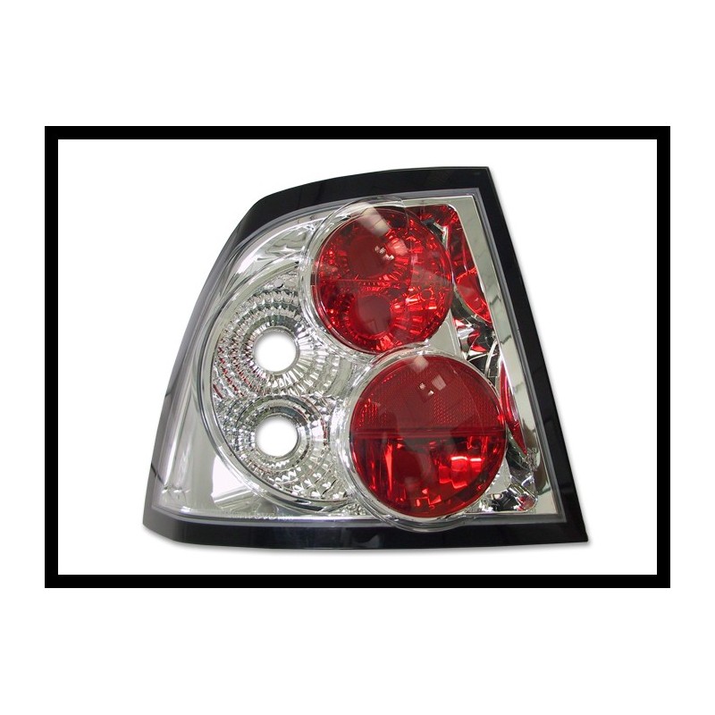 SET OF REAR TAIL LIGHTS OPEL VECTRA B 1996-1999 LEXUS CHROMED TYPE II