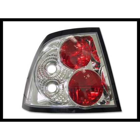 Set Of Rear Tail Lights Opel Vectra B 1996-1999 Lexus Chromed Type II