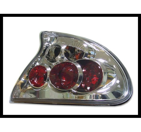 Set Of Rear Tail Lights Opel Tigra Lexus Chromed