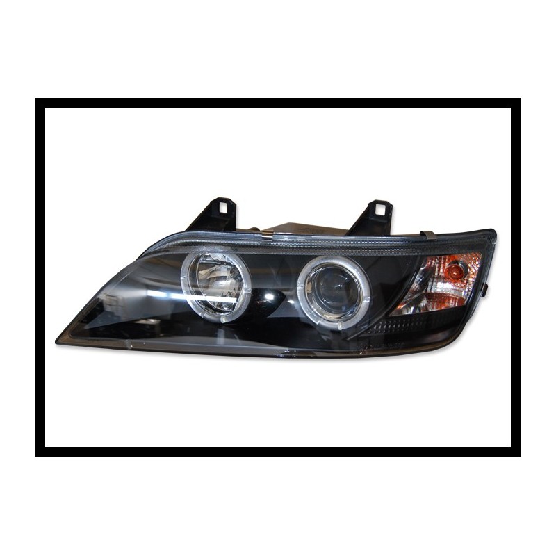 Faros Delanteros Ojos De Angel BMW Z3 '96 Black Elect.