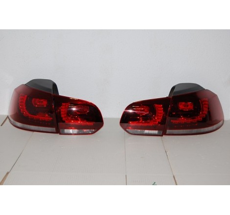 Feux Arrières Volkswagen Golf 6 Rouge/Fumé Type R32