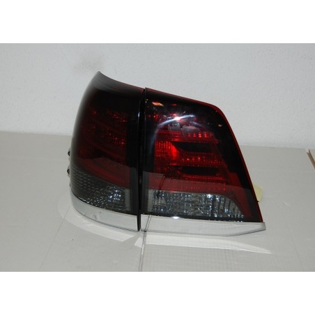Set Of Rear Tail Lights Toyota Land Cruiser Fj200 08 Red Smoked