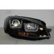 Set Of Headlamps Day Light Volkswagen Golf 7 Black