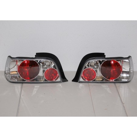 Set Of Rear Tail Lights  BMW E36 Coupe Lexus Chromed