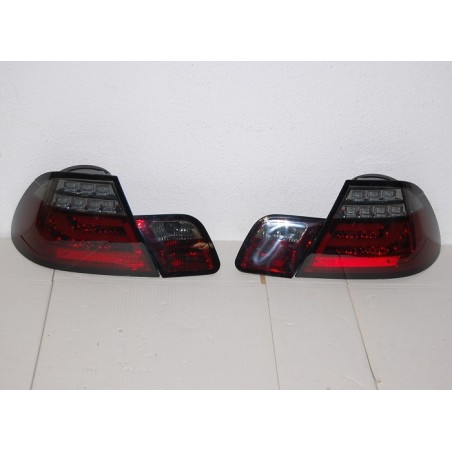 Set Of Rear Tail Lights BMW E46 2003-2005 2-Door Led Red/Smoked Flashing Led Cardna