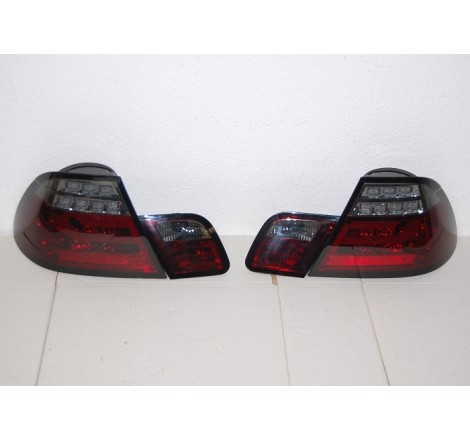 Set Of Rear Tail Lights BMW E46 2003-2005 2-Door Led Red/Smoked Flashing Led Cardna