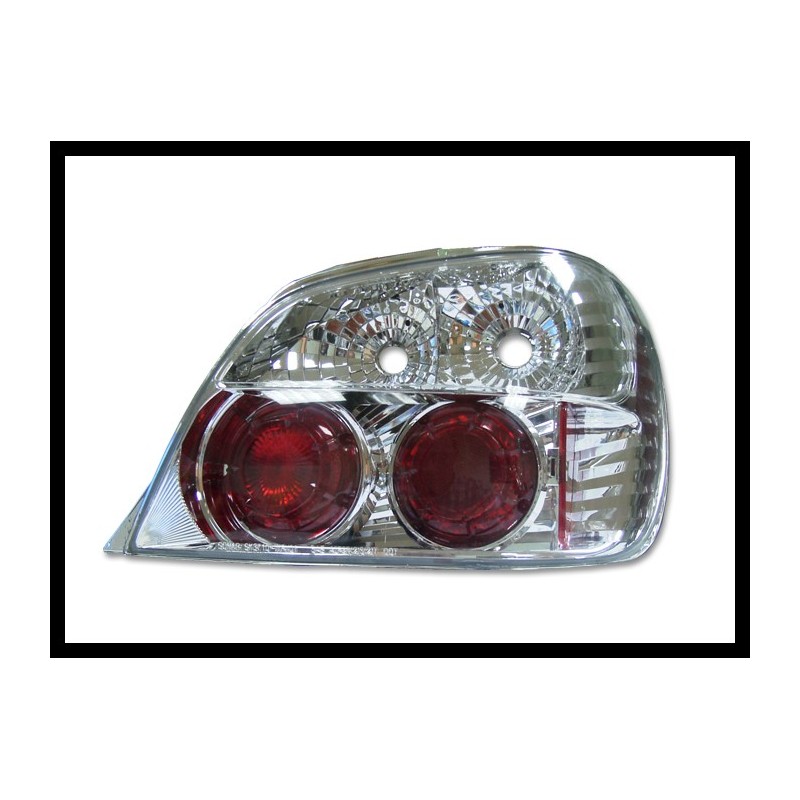 SET OF REAR TAIL LIGHTS SUBARU IMPREZA 2001 LEXUS CHROMED