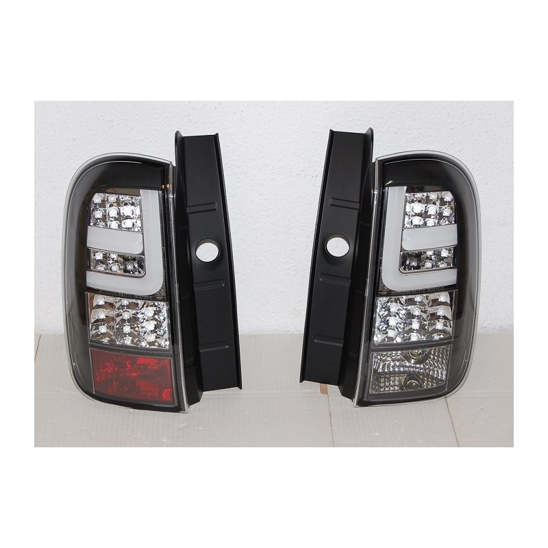 SET OF REAR TAIL LIGHTS DACIA DUSTER ?10 BLACK LED  CARDNA