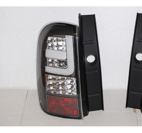 SET OF REAR TAIL LIGHTS DACIA DUSTER ?10 BLACK LED  CARDNA