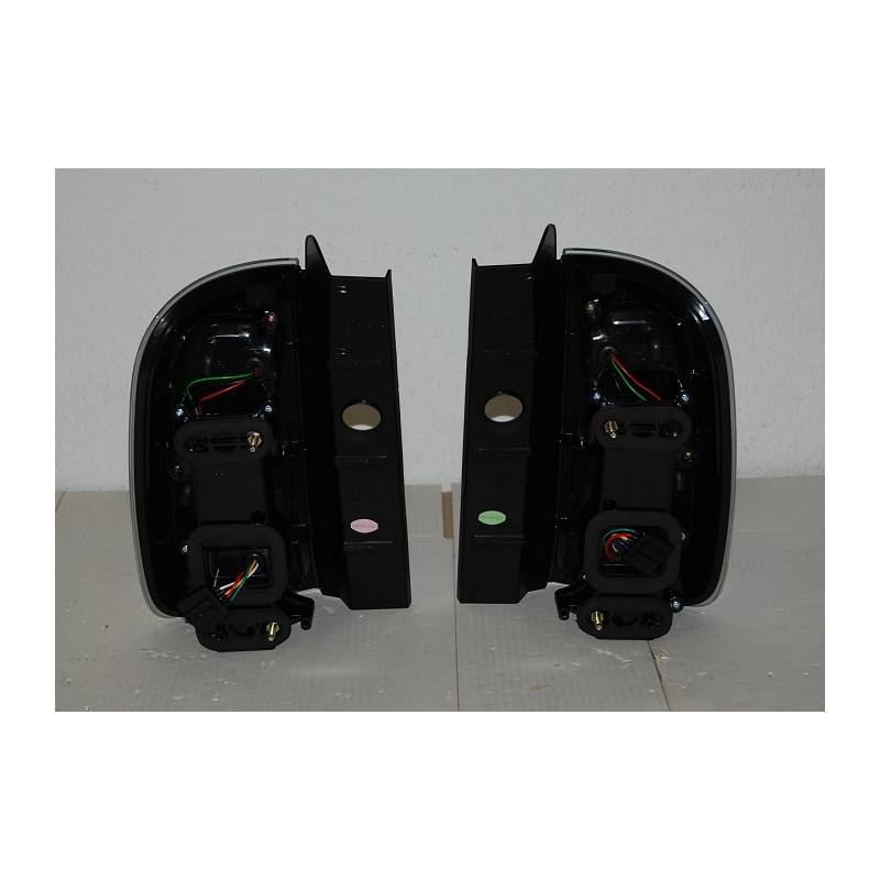 Set Of Rear Tail Lights Dacia Duster ´10 Black Led Cardna Eurolineas