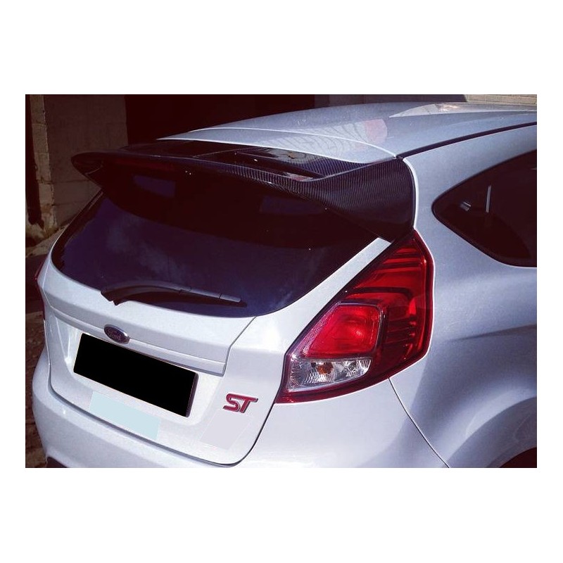 CARBON FIBRE UPPER SPOILER FORD FIESTA 2009-2016, 3 OR 5-DOOR, ST TYPE.