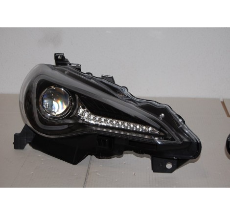 Set Of Headlamps Toyota GT 86 2012 Daylight Black