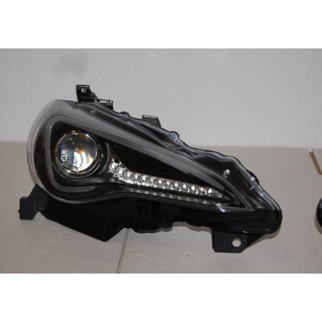 Set Of Headlamps Toyota GT 86 2012 Daylight Black