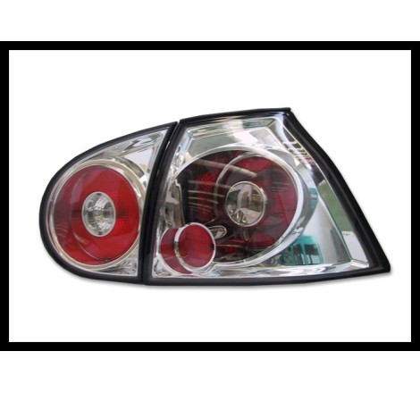 Set Of Rear Tail Lights Volkswagen Golf 5, Lexus Chromed