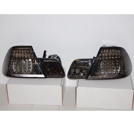 Set Of Rear Tail Lights BMW E46 Coupe 1998-2001 Led Smoked