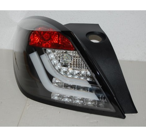 Feux Arrières Cardna Opel Astra H 3P 04-08 Led Noir Led Clignotante
