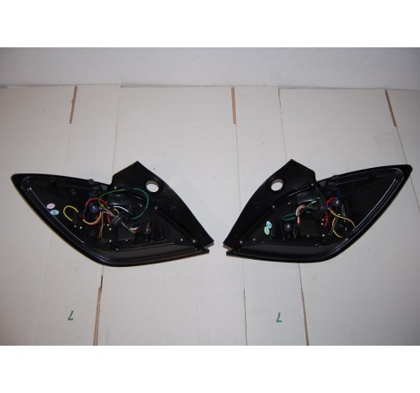 Feux Arrières Cardna Opel Astra H 3P 04-08 Led Noir Led Clignotante