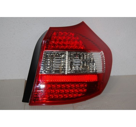 Set Of Rear Tail Lights BMW E87 2004 Serie 1 Led Red