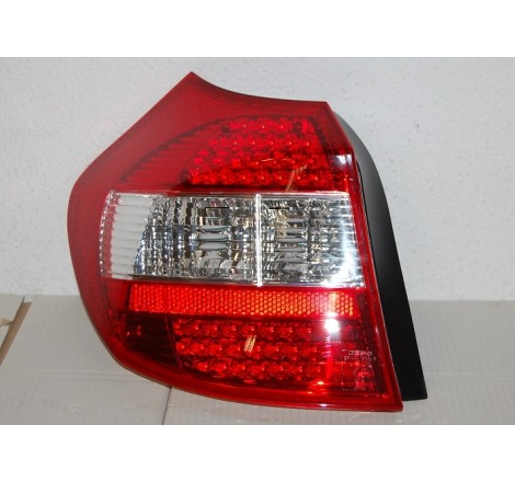 Set Of Rear Tail Lights BMW E87 2004 Serie 1 Led Red