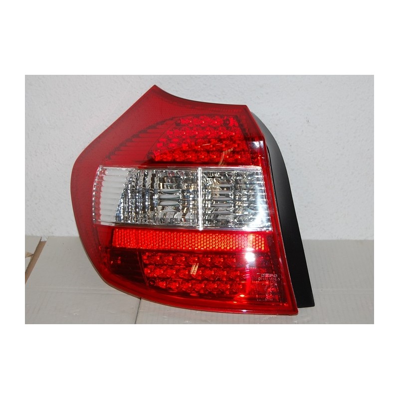 Set Of Rear Tail Lights BMW E87 2004 Serie 1 Led Red