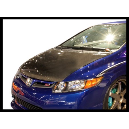 Capot Carbone Honda Civic '06 Coupe