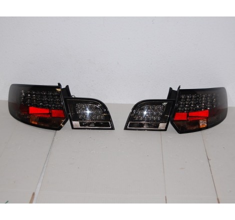 Set Of Rear Tail Lights Audi A3 Sportback '04-08 Led Black