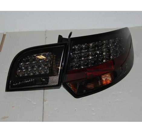 Set Of Rear Tail Lights Audi A3 Sportback '04-08 Led Black