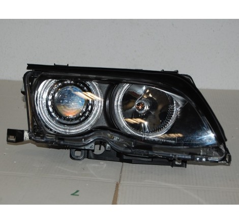 Fari Anteriore Angel Eyes BMW E46 '02/'05 4P. Elect. Black