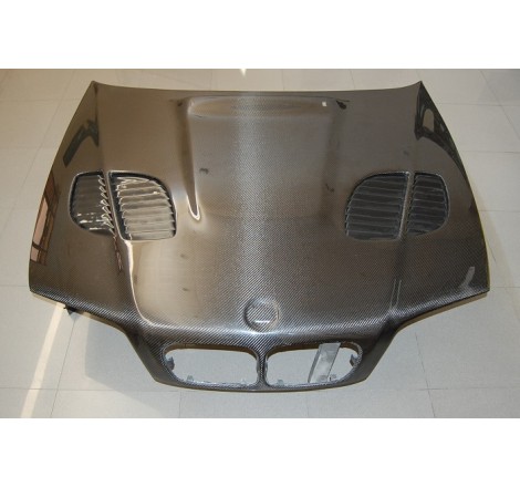 Carbon Fibre Bonnet BMW E46 2002-2006 4-Door GTR With Air Intake