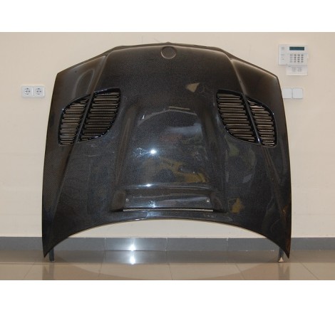 Carbon Fibre Bonnet BMW E46 1998-2001 4-Door Look M3 GTR