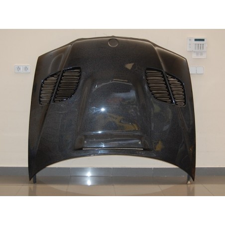 Carbon Fibre Bonnet BMW E46 1998-2001 4-Door Look M3 GTR