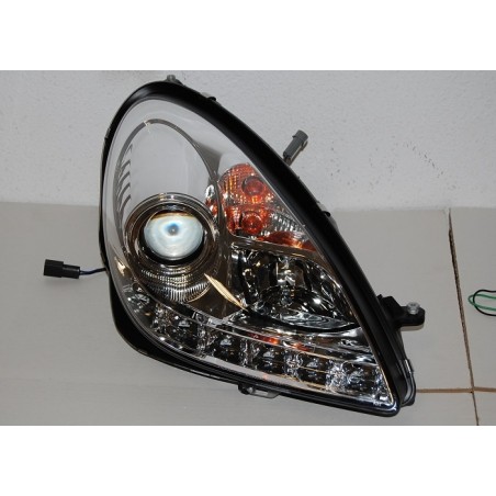 Set Of Headlamps Day Light Mercedes SLK 2004-2010 R171