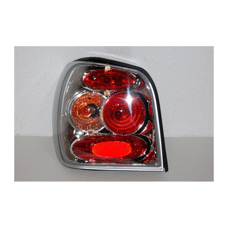 Set Of Rear Tail Lights Volkswagen Polo 1999-2001 Lexus Chromed