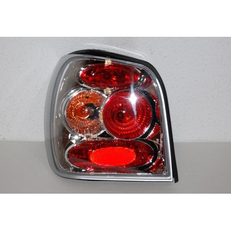 Set Of Rear Tail Lights Volkswagen Polo 1999-2001 Lexus Chromed