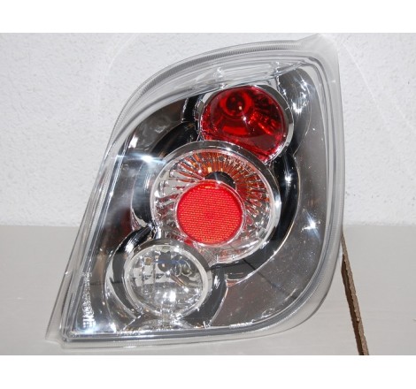 Set Of Rear Tail Lights Ford Fiesta 1989 Lexus Chromed