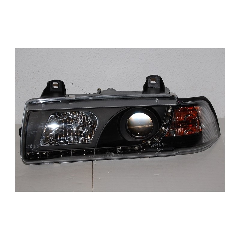 Fanali Anteriore Day Light BMW E36 '92 4P. Black