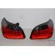 Set Of Rear Tail Lights BMW E60 Led Chromed & Red