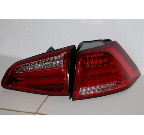 PILOTOS TRASEROS VOLKSWAGEN GOLF 7 13 LED RED CARDNA