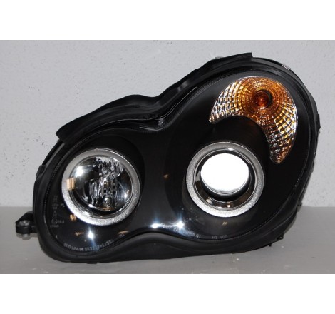 Faros delanteros Mercedes W203 2001-2007 black