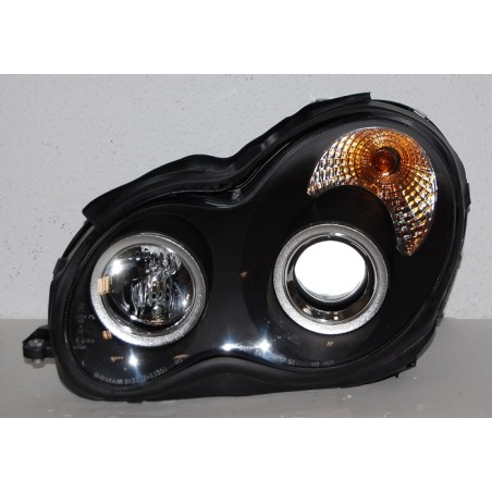 Faros delanteros Mercedes W203 2001-2007 black