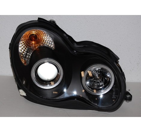 Faros delanteros Mercedes W203 2001-2007 black