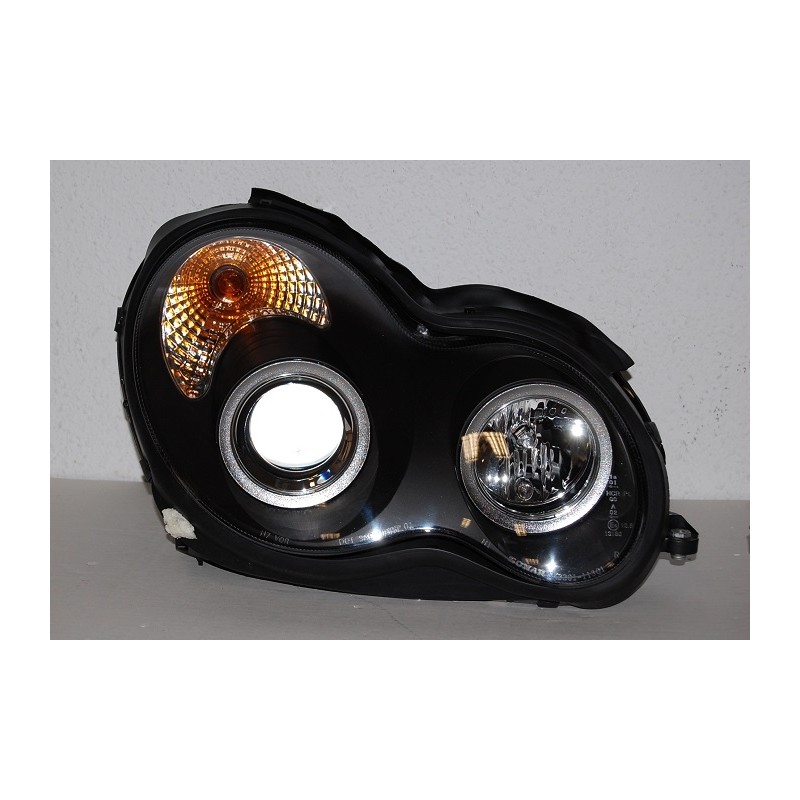 Faros delanteros Mercedes W203 2001-2007 black