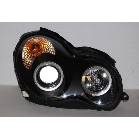Faros delanteros Mercedes W203 2001-2007 black