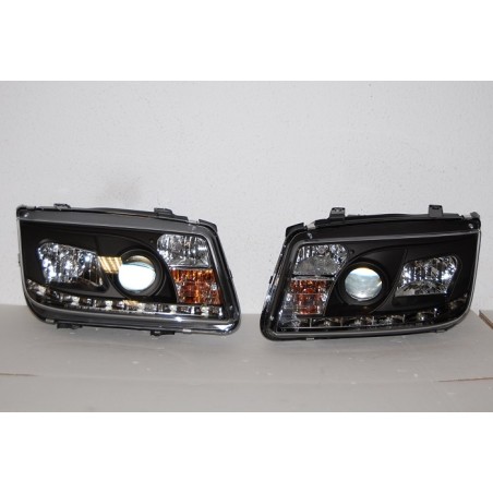Fanali Day Light Volkswagen Bora/Jetta 4 '99 Black