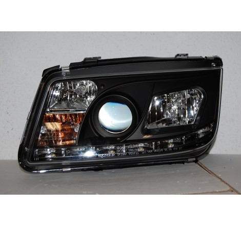 Fanali Day Light Volkswagen Bora/Jetta 4 '99 Black